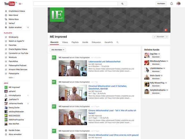 ME Improved Videos Screenshot