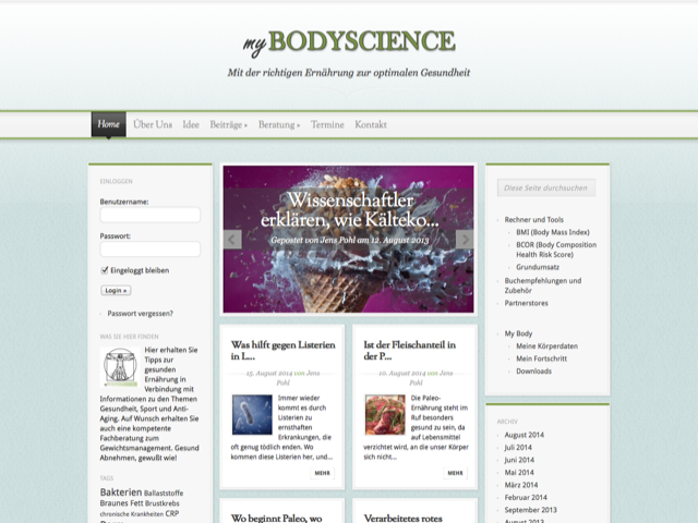 myBodyscience Screenshot