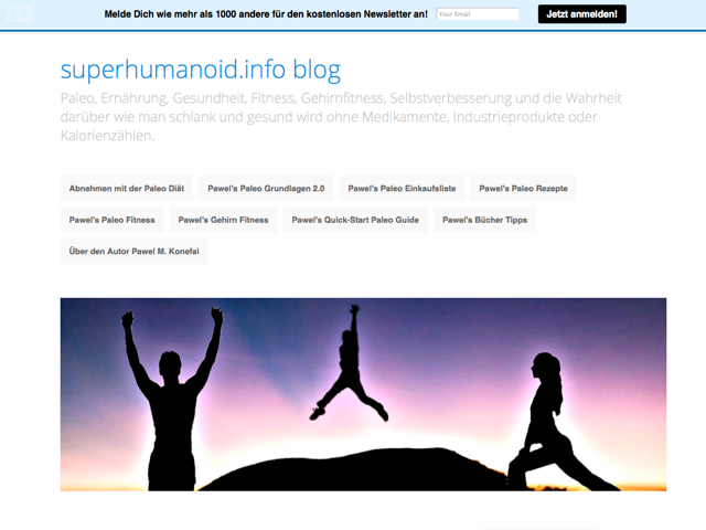 superhumanoid.info blog Screenshot
