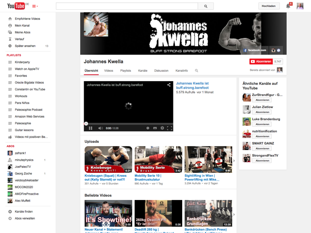 Johannes Kwella – Buff Strong Barefoot Screenshot