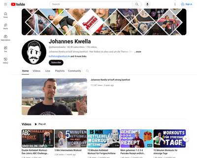 Johannes Kwella – Buff Strong Barefoot Screenshot