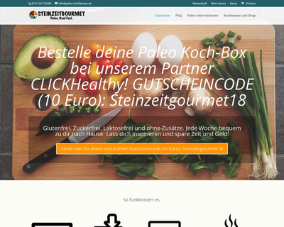 Paleo Kochboxen Screenshot