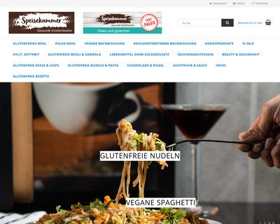 Speisekammer Backmischungen Screenshot