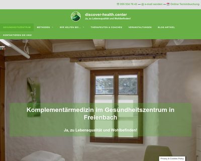 Zentrum für Ganzheitsmedizin am Zürichsee Screenshot