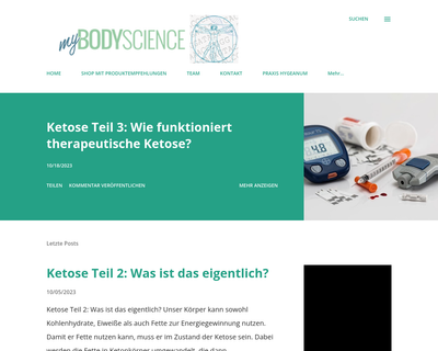 myBodyscience Screenshot